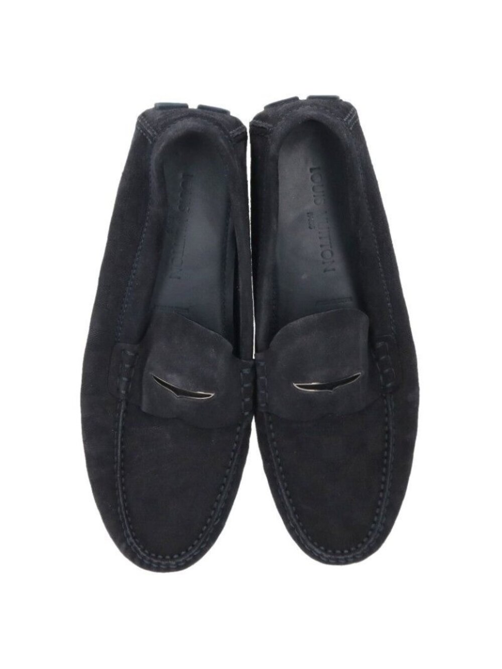 Louis Vuitton Damier Suede Leather Loafers 9.5 - Picture 4 of 5